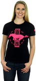 Women's Ford Mustang T-Shirt a Short Sleeve Crew Neck Shirt-T-Shirt-JH Design-2X-AFC