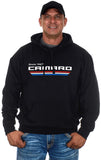 Mens Chevy Camaro Pullover Since 1967 Logo Line Hoodie-Hoodie-JH Design-Small-Black-AFC