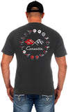 Chevy Corvette Collage Logo T-Shirts-T-Shirt-JH Design-Small-Black-AFC