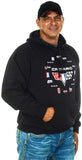 Men's Collage Chevy Camaro Pullover Black Hoodie-Hoodie-JH Design-Small-Black-AFC