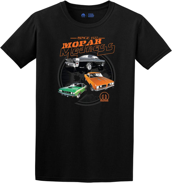 Men's MOPAR Maddness T-Shirt Short Sleeve Crew Neck Shirt-T-Shirt-JH Design-Small-AFC