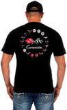 Chevy Corvette Collage Logo T-Shirts-T-Shirt-JH Design-Small-Black-AFC