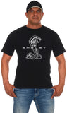 Men's Shelby Cobra Emblem Black T-Shirt