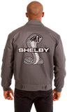 Carroll Shelby Men's Mechanics Jacket Front & Back Emblems-Mechanics Jacket-JH Design-Medium-Black-AFC