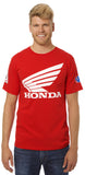 Honda Logo Factory Racing Team Red Crewneck T-Shirt
