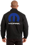 MOPAR Mens Mechanics Jacket with Front & Back Emblems-Mechanics Jacket-JH Design-Medium-Black-AFC
