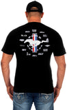 Ford Mustang Collage Logo T-Shirts-T-Shirt-JH Design-Small-Black-AFC