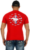 Ford Mustang Collage Logo T-Shirts-T-Shirt-JH Design-Small-Black-AFC