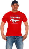 Ford Mustang Collage Logo T-Shirts-T-Shirt-JH Design-Small-Red-AFC
