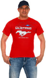 Ford Mustang Collage Logo T-Shirts-T-Shirt-JH Design-Small-Red-AFC