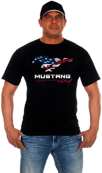 Ford Mustang USA Pony T-Shirt-T-Shirt-JH Design-Small-AFC